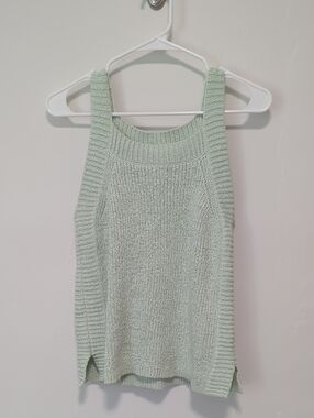 J. Crew Square Neck Knit Tank Top